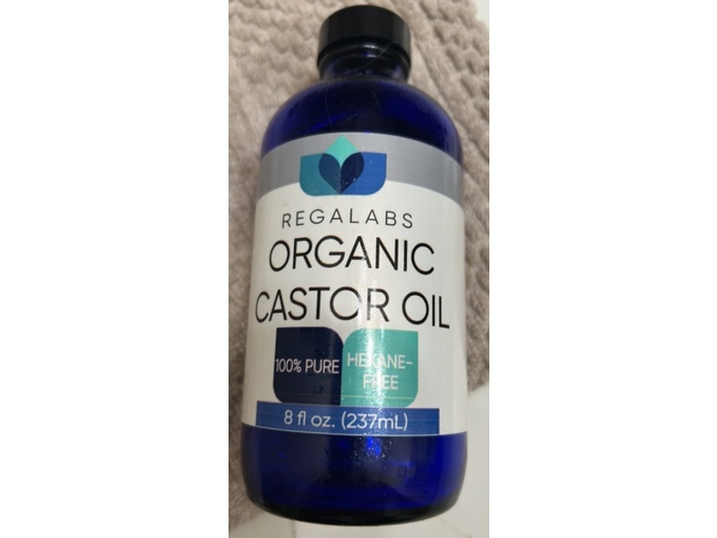 Regalabs Organic Castor Oil, 8 fl oz/237 mL