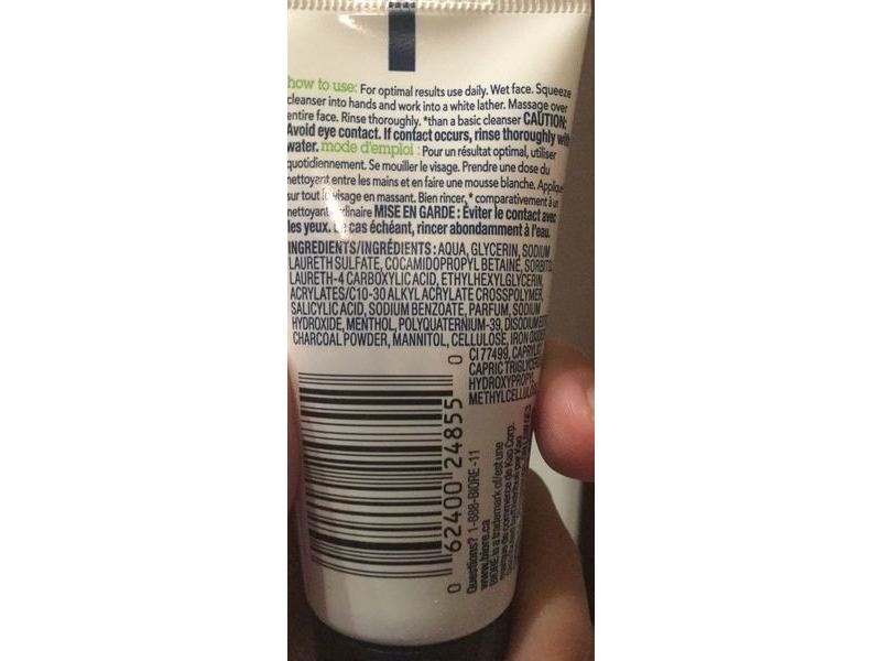 Biore Deep Pore Charcoal Cleanser, 30 mL