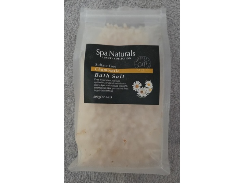 Spa Naturals Bath Salt, Chamomile, 17.5 fl oz/500 g