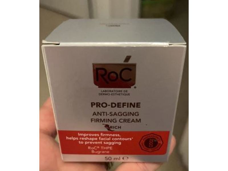 RoC Pro-Define Anti-Sagging Firming Cream, Rich, 50 mL