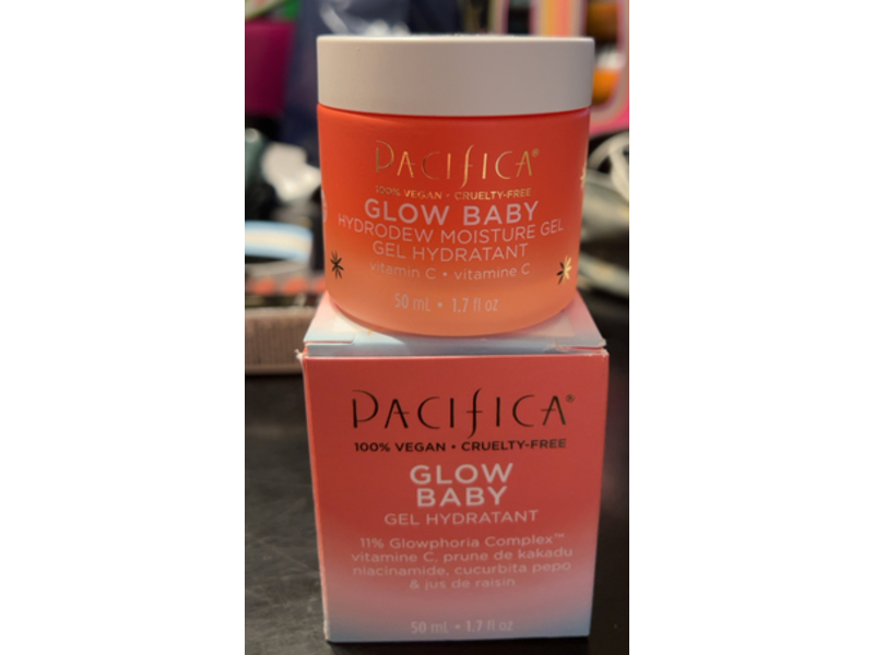 Pacifica Beauty Glow Baby Hydrodew Moisture Gel, Vitamin C, 1.7 fl oz/50 mL