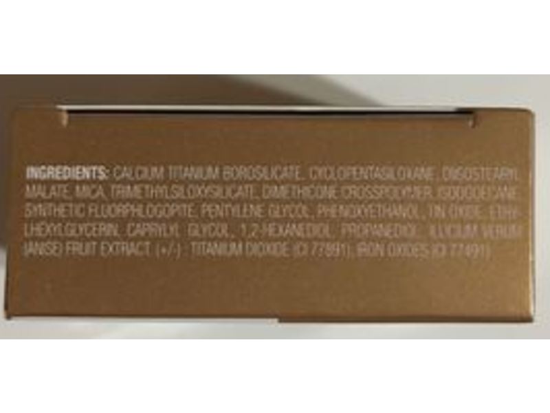 Flower Chrome Crush Pressed Pigments, Quartz, 0.10 oz/3.1 g