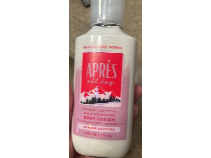 Bath & Body Works Apres All Day Daily Nourishing Body Lotion, Shea Butter + Coconut Oil, 8 fl oz/235 mL