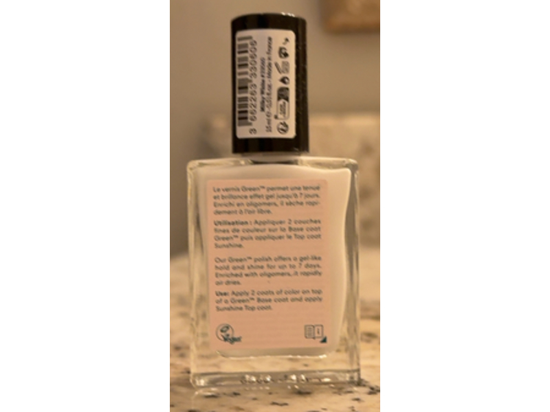 Manucurist Green Nail Polish, Milky White, 0.5 fl oz