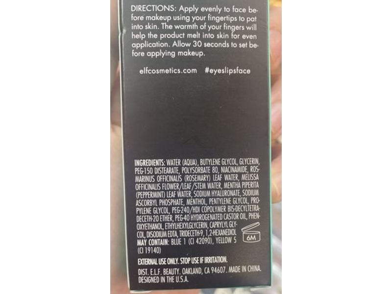 e.l.f. Power Grip Primer, Clear, 0.811 fl oz/24 mL