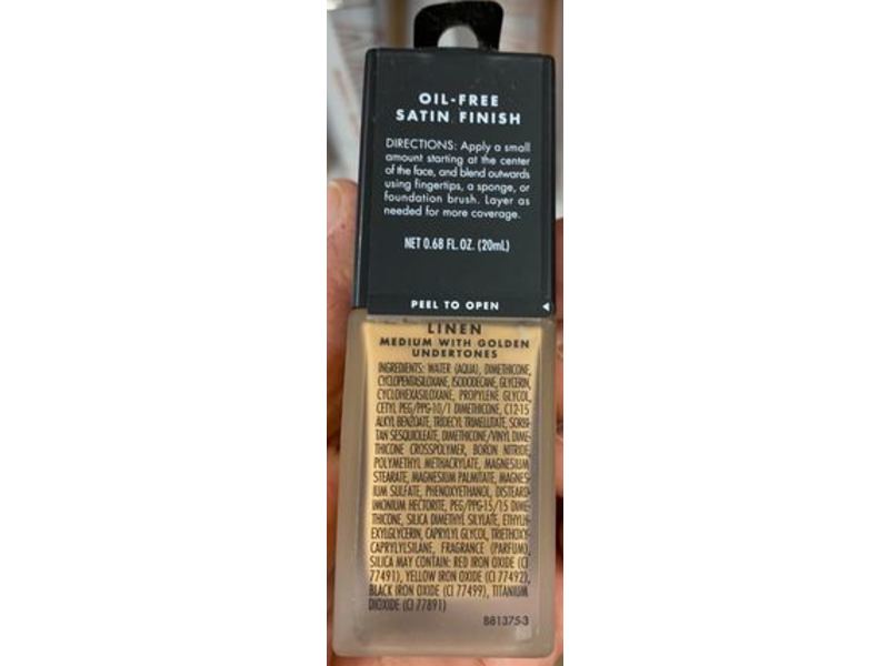 e.l.f. Flawless Finish Foundation, Linen, 0.68 fl oz/20 mL