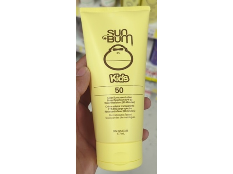 Sun Bum Kids Clear Sunscreen Lotion, SPF 50, 6 fl oz/177 mL