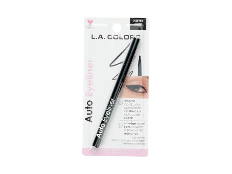 L.A Colors Auto Eyeliner, Black, 0.01 oz/0.3 g