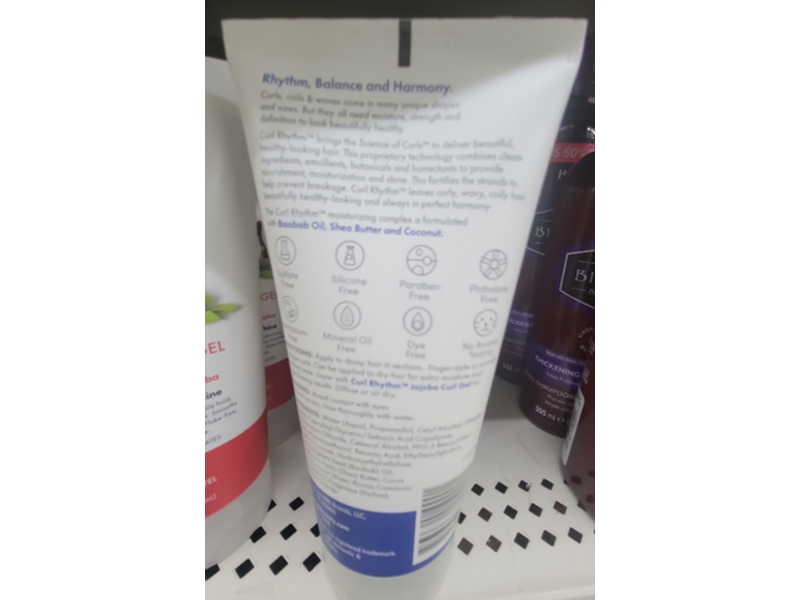 Curl Rhythm Defining Curl Cream, Boobob, Coconut, Shea + Castor Seed, 6 fl oz/117 mL