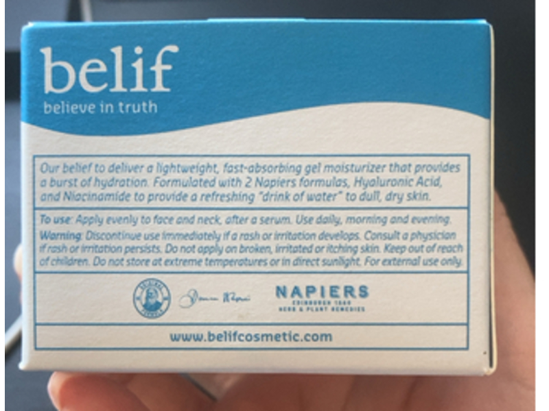 belif The True Cream Aqua Bomb, 1.69 fl oz/50 mL