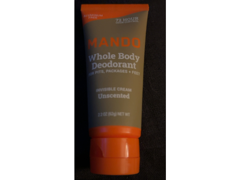 Mando Whole Body Deodorant, 2.2 oz/62 g