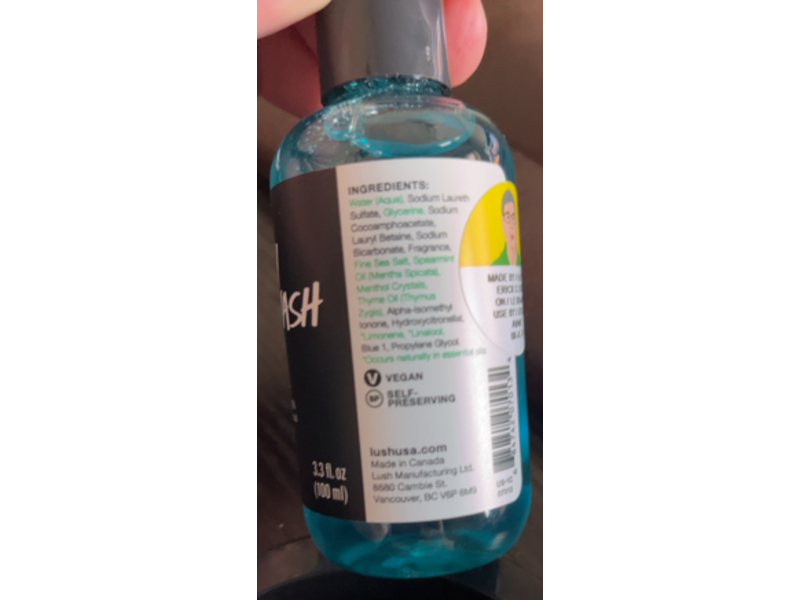 Lush Dirty Springwash Shower Gel, 3.3 fl oz/100 mL