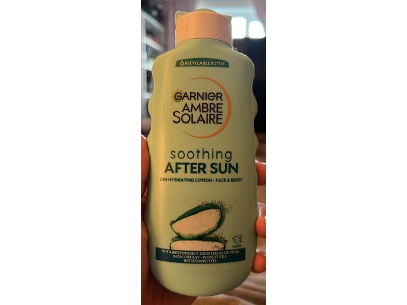 Garnier Ambre Solaire After Sun Soothing Lotion, Aloe Vera, 200 mL
