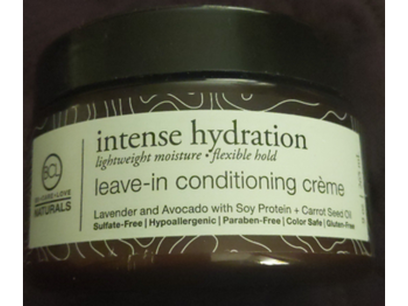BCL Spa Naturals Intense Hydration Leave-In Conditioning Creme, 9 oz/265 mL