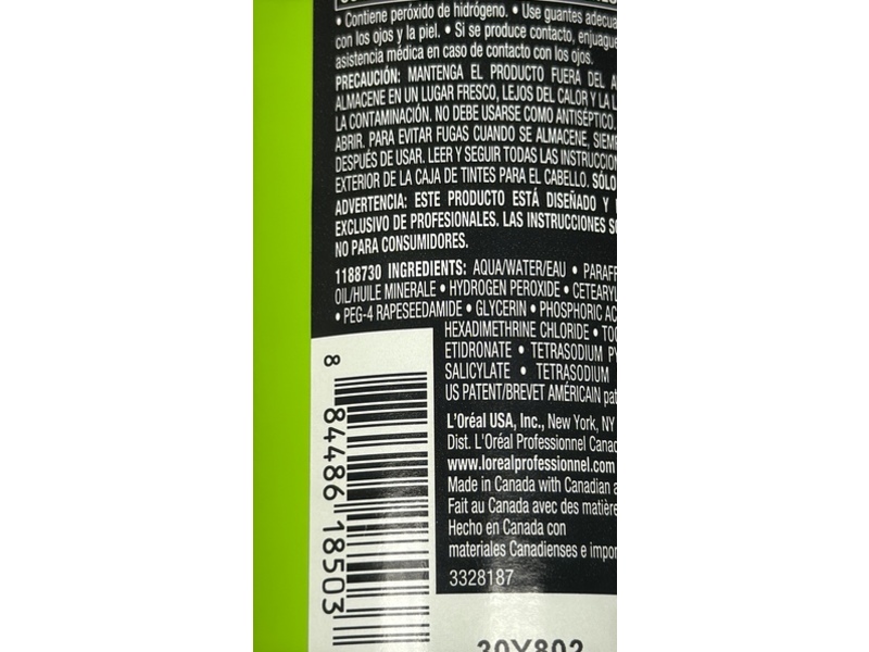 L'Oreal Paris Inoa Oil Developer, 30 Vol 9%, 32 fl oz/946 mL