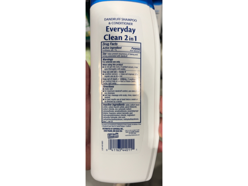 Equaline Everyday Clean 2 In 1 Dandruff Shampoo & Conditioner, 14.2 fl oz/420 mL