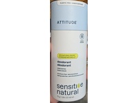 Attitude Sensitive Natural Deodorant, Unscented, 2.64 oz/75 g - Image 3