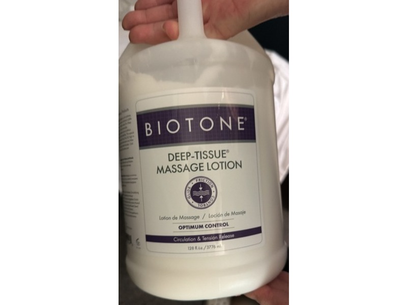 Biotone Deep-Tissue Massage Lotion, Unscented, 128 fl oz/3776 mL