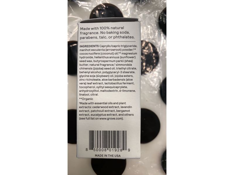 Peach Deodorant Stick, Cedarwood Eucalyptus, 2.04 oz/58 g