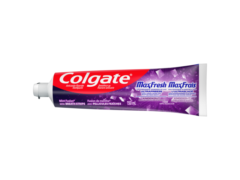 Colagate MaxFresh Anticavity Fluoride Toothpaste, Mint Fusion, 6.3 fl oz/178 g