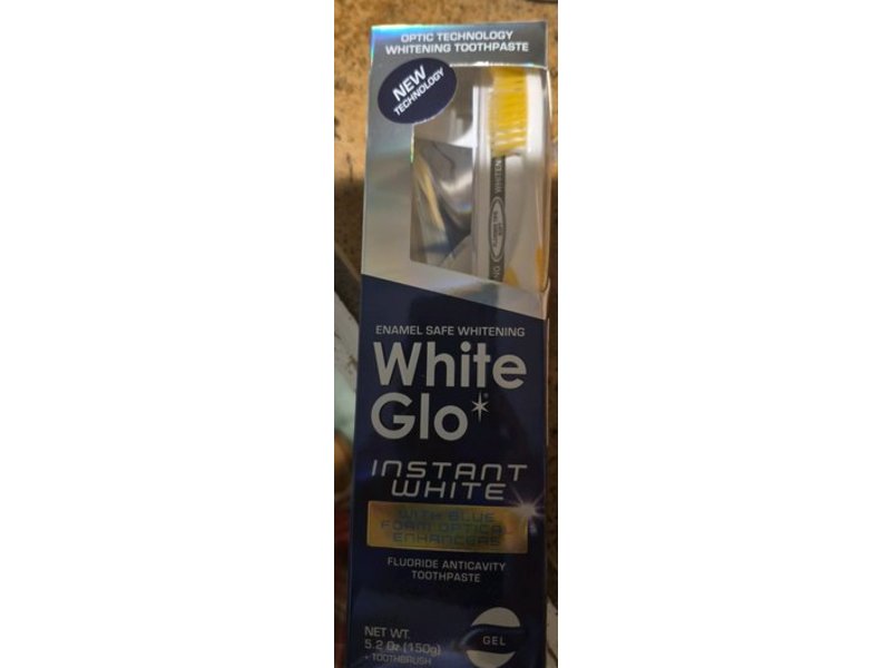 White Glo Instant White Optic Toothpaste, 5.2 oz/150 g