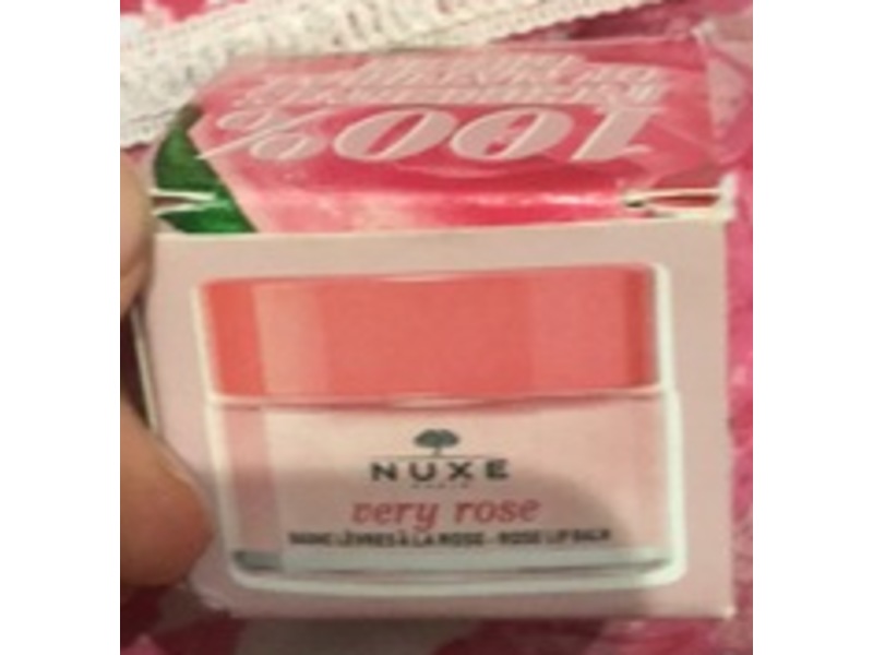 NUXE Very Rose Lip Balm, 0.52 oz/15 g