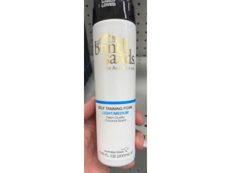 Bondi Sands Self Tanning Foam, Light/Medium, Coconut, 6.76 fl oz/200 mL
