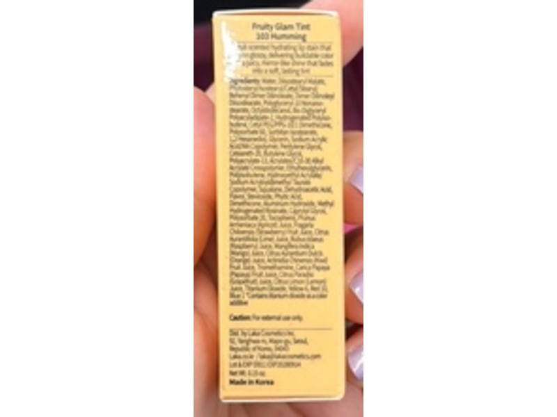 Laka Fruity Glam Tint, 103 Humming, 0.15 oz/4.5 g