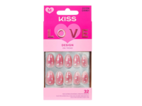 Kiss Love Design On Trend Nails, 22336 Pink, 0.07 oz/2 g, 32 Counts - Image 2