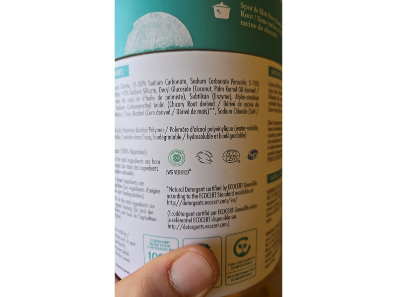 Aspen Clean Dishwasher Pods, Unscented, 14.8 oz/420 g