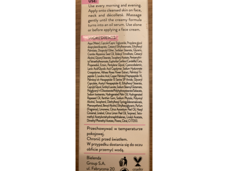 Bielenda Beauty Transforming Milky Calming Face Serum, 30 mL