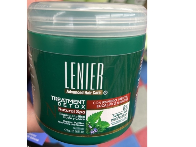 Lenier Detox Treatment, Rosemary, Mint, Eucalyptus & Biotin, 16 fl oz/473 g