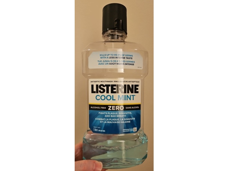 Listerine Antiseptic Mouthwash, Cool Mint, 1 L