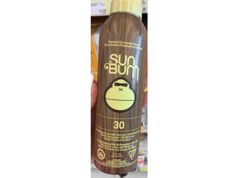 Sun Bum Sunscreen Spray, SPF 30, 177 mL