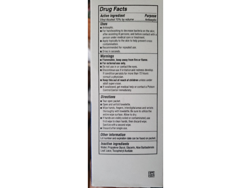 PDI Sani-Hands Instant Hand Sanitizing Wipes, 100 wipes