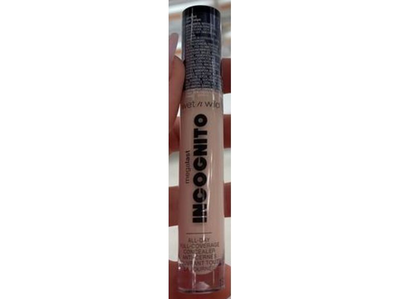 Wet n Wild Megalast Incognito Full Coverage Concealer, Fair Beige, 0.18 oz