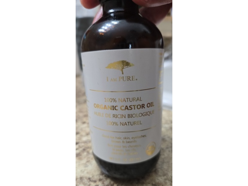 I Am Pure Organic Castor Oil, 8 fl oz/237 mL