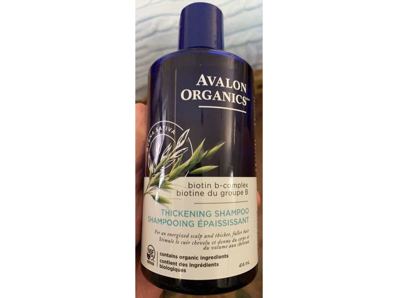 Avalon Organics Biotin B-Complex Thickening Shampoo, 414 mL