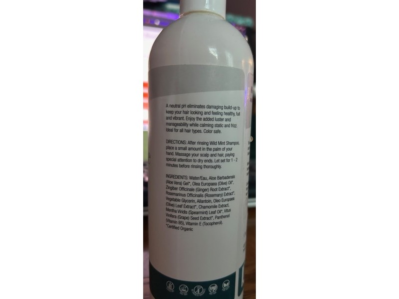 Organic Excellence Conditioner, Wild Mint, 16 fl oz/473 mL