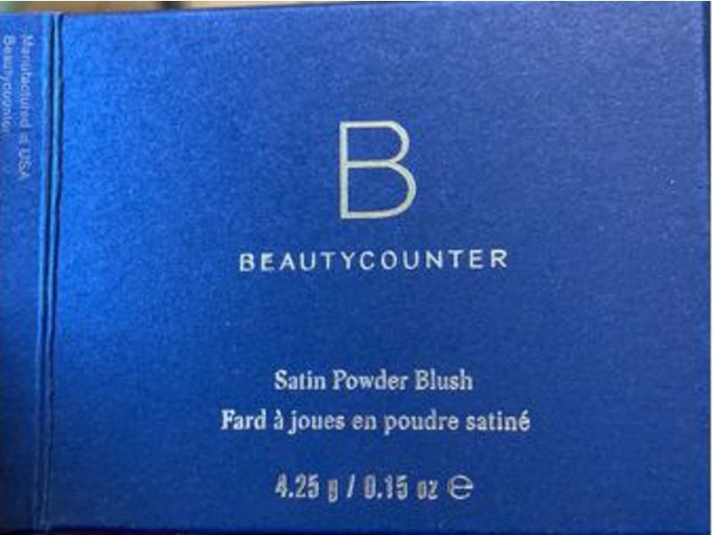 Beautycounter Satin Powder Blush, Date, 0.15 oz/4.25 g