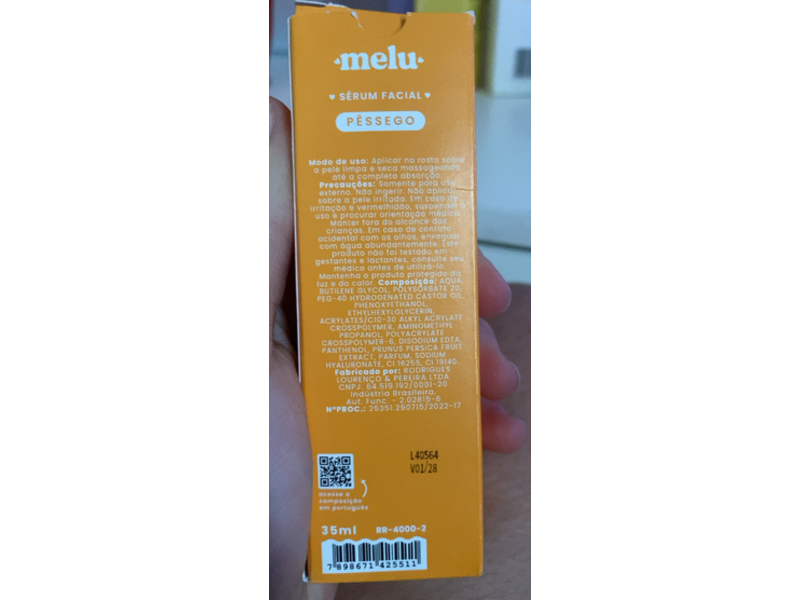 Ruby Rose Melu Facial Serum, Peach, 35 mL