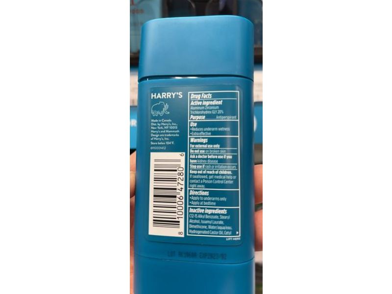 Harry's Extra-Strength Antiperspirant, Redwood, 2.5 oz/70 g