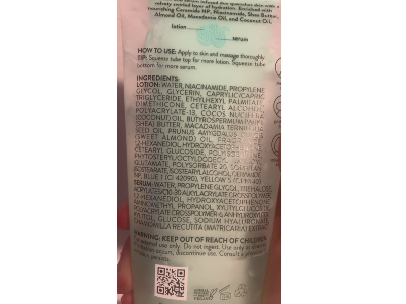 Onyx Professional Hydrating Body Lotion & Serum Duo, Coconut Bliss, 7 fl oz/208 mL