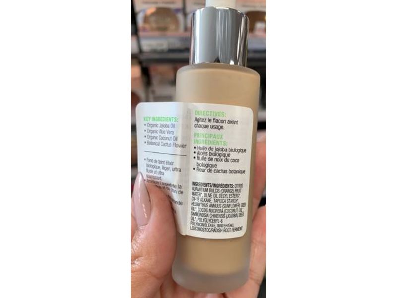 Physicians Formula Organic Wear Silk Foundation Elixir, 02 Fair To Light, 1 fl oz/30 mL