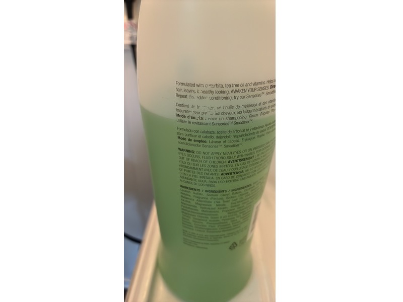 Rusk Sensories Purify Shampoo, Cucurbita + Tea Tree Oil, 35 fl oz/1 L