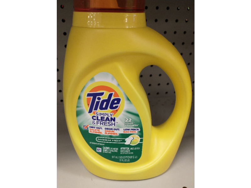 Tide Simply Clean & Fresh Laundry Detergent, Daybreak Fresh, 31 fl oz/917 ml