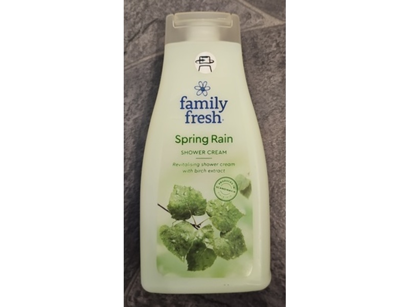 Orkla Family Fresh Shower Cream, Spring Rain, 500 mL