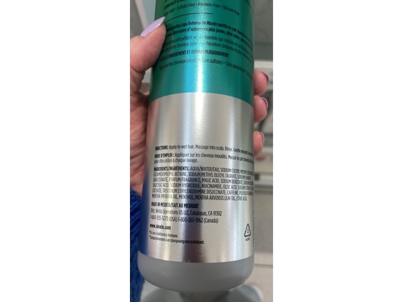 Nioxin Age Defense Shampoo, 16 fl oz/475 mL