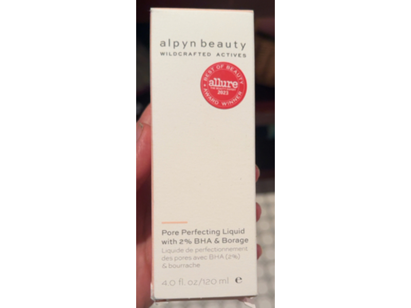 Alpyn Pore Perfecting Liquid Exfoliator, 2% BHA & Borage, 4.0 fl oz/120 mL