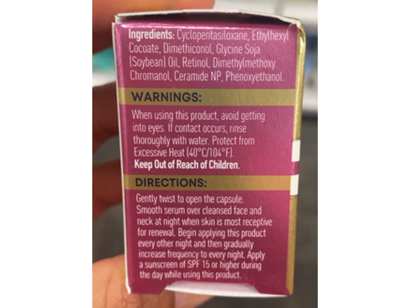 RoC Retinol Correxion Line Smoothing Night Serum Capsules, 10 Count